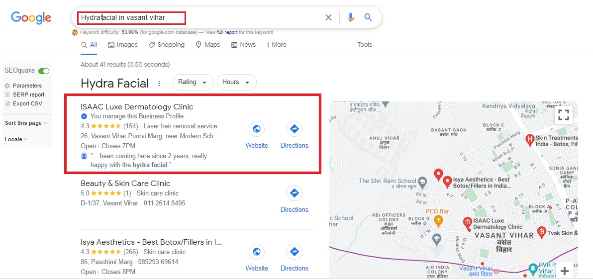 Local SEO for medical websites